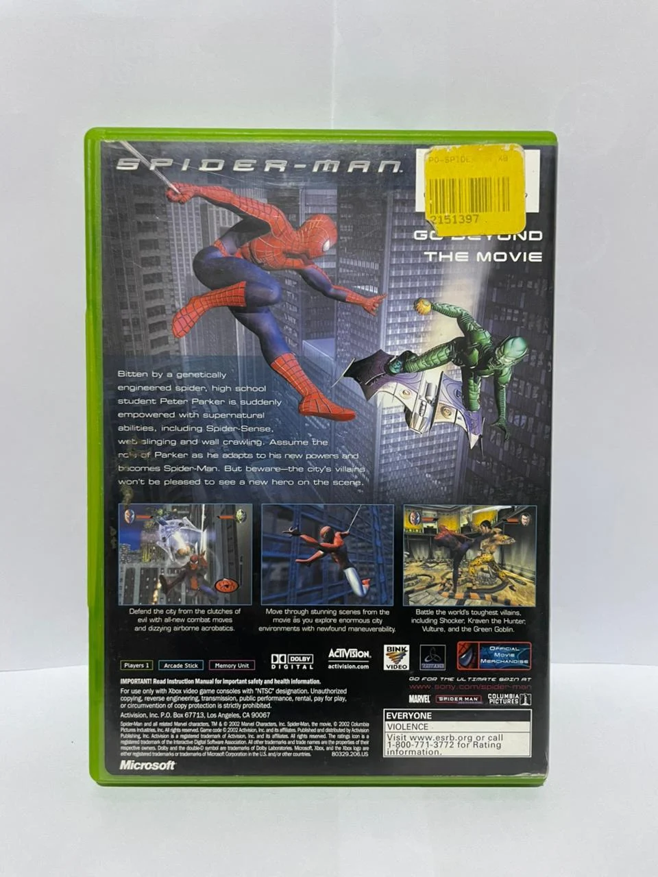 CX/ J*se C***ar /ORIGINAL! SPIDER-MAN!  XBOX CLÁSSICO! 100% ORIGINAL! TOP! 99,00 SEGUIDOS DE 25,00