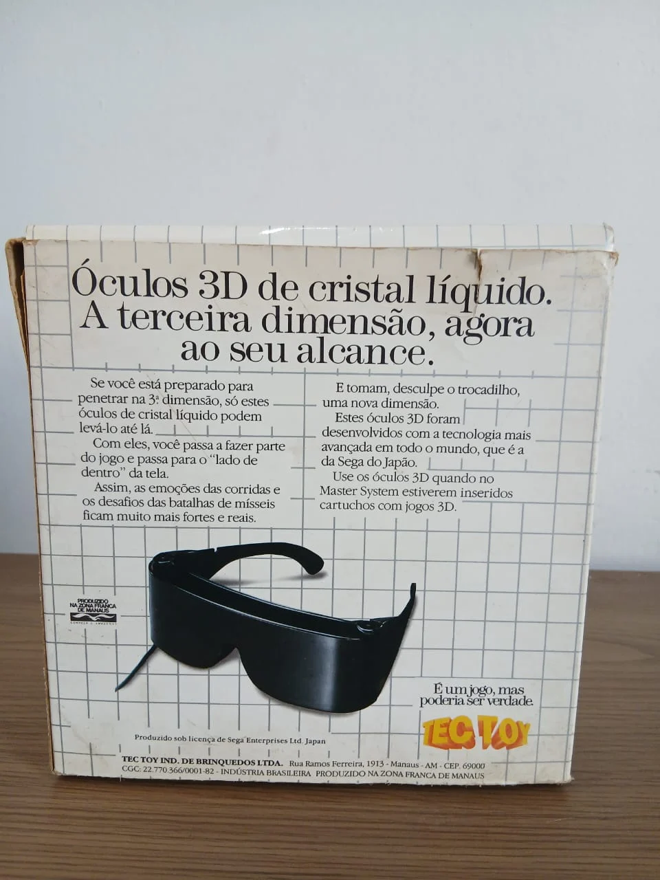 FH/ Sega Óculos 3d Para Master System II - Imagem 3