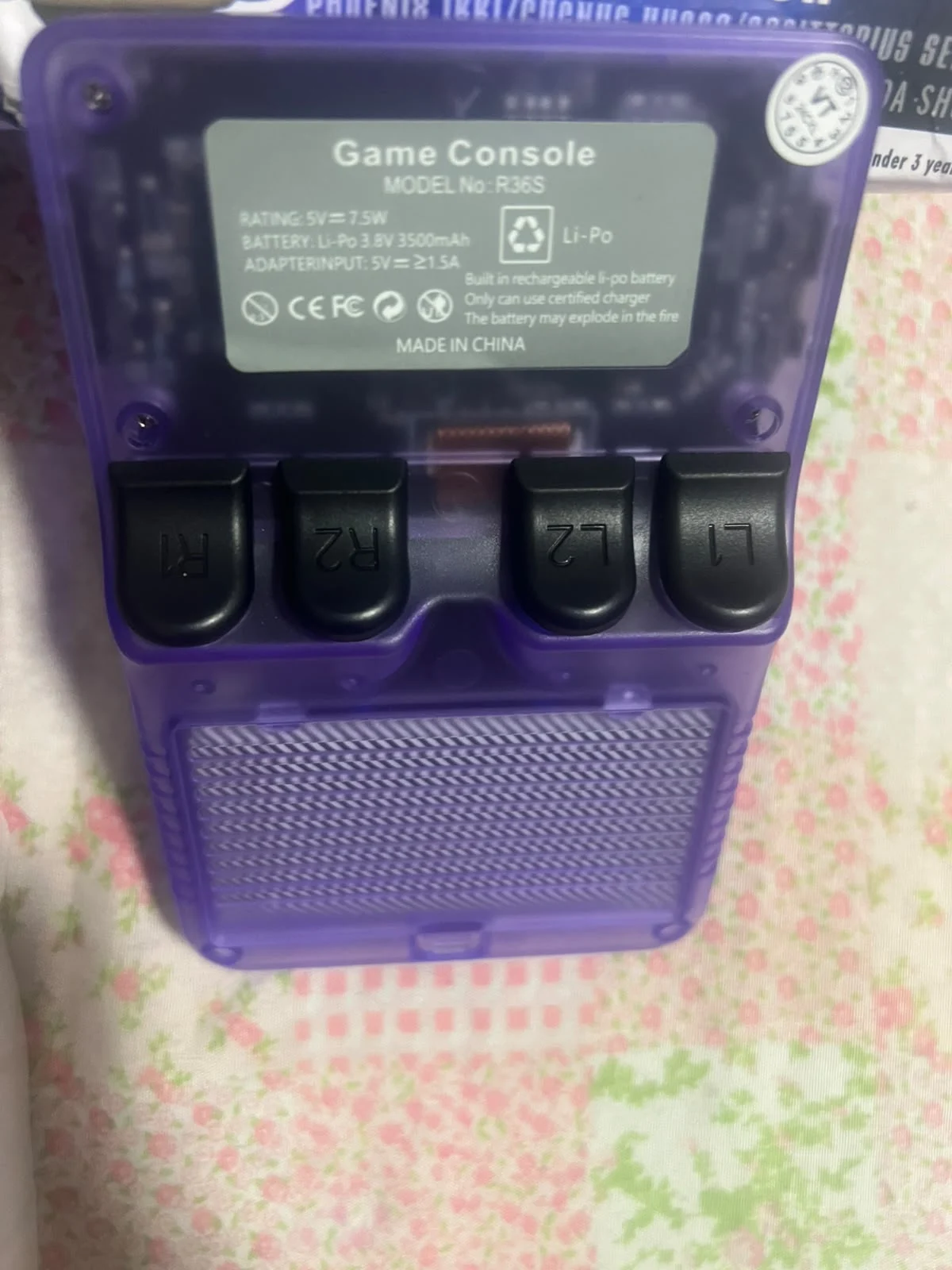 CB/ PORTATIL R36S 64 GIGAS 163,00 SEGUIDOS DE 5,00