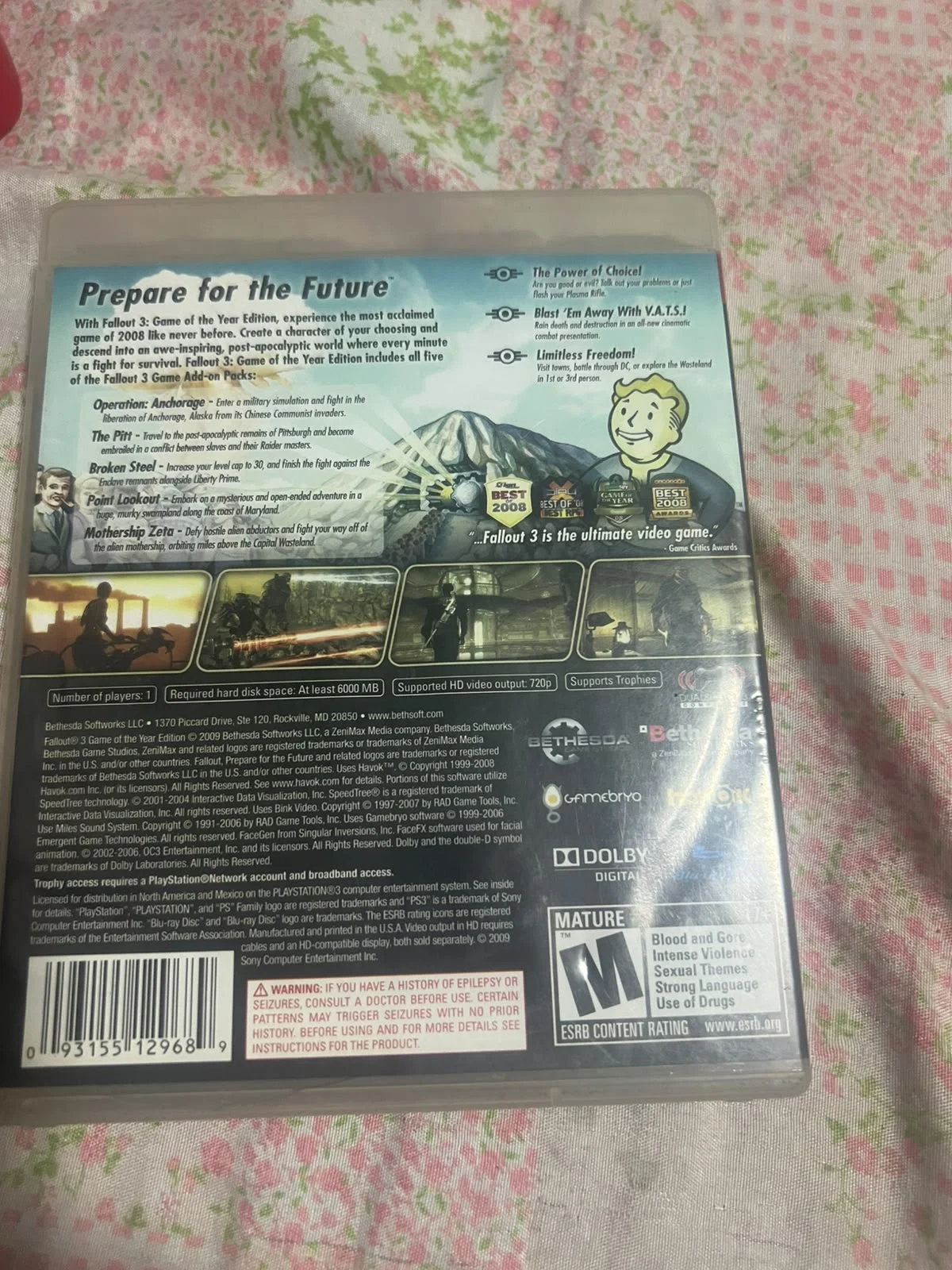 CB/ JOGO PS3 FALLOUT 3 - Imagem 3