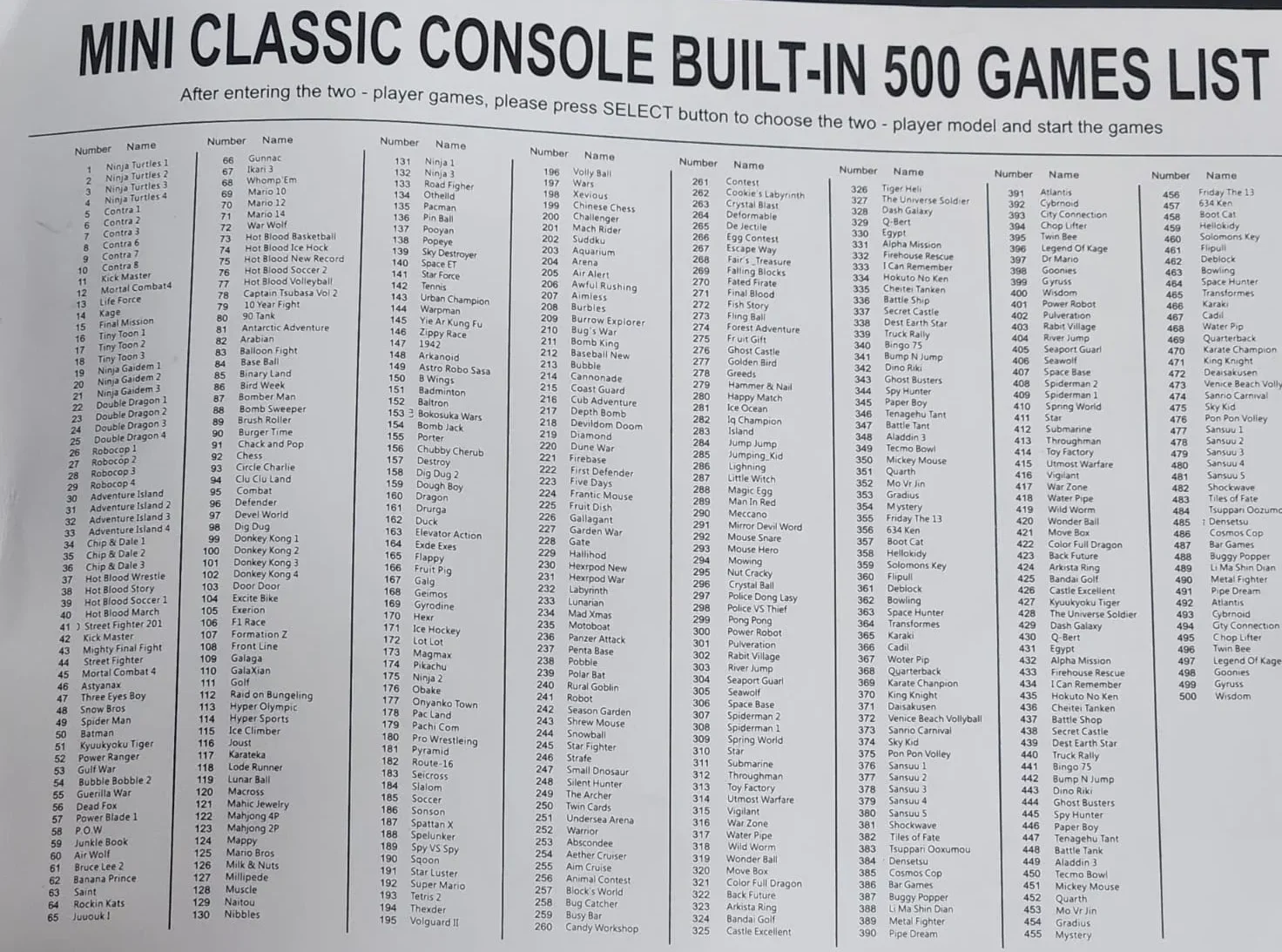 DN/ k******es /NINTENDO MINI 500 JOGOS 79,00 SEGUIDOS DE 8,00