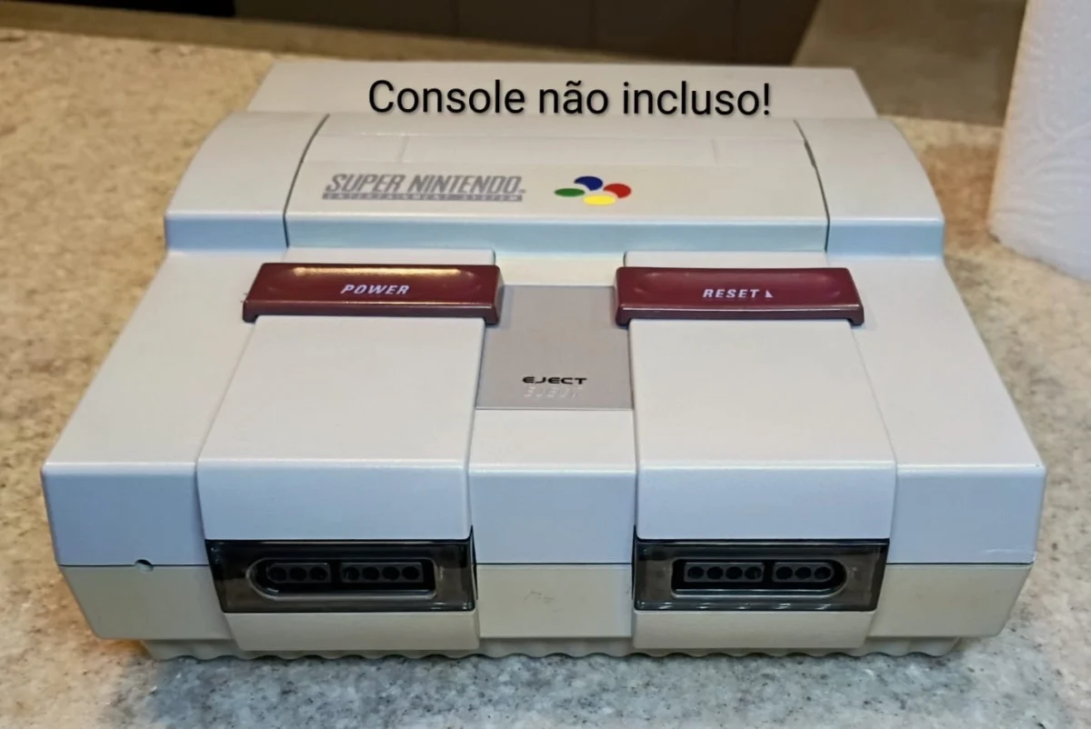 CX/ SLOT TRANSLÚCIDO DE CONTROLES PARA SUPER NINTENDO! 75,00 SEGUIDOS DE 9,00