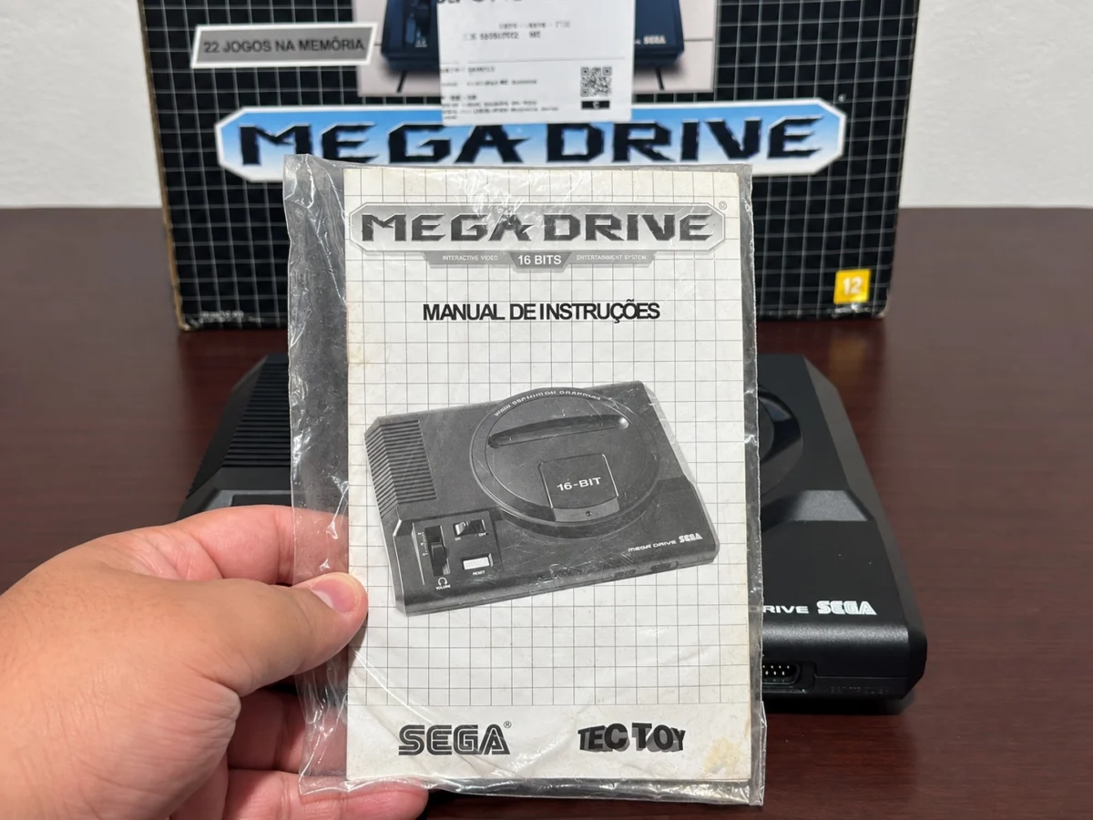 CX/ R***el S**ra /CONSOLE MEGA DRIVE! NA CAIXA! 387,00 SEGUIDOS DE 58,00