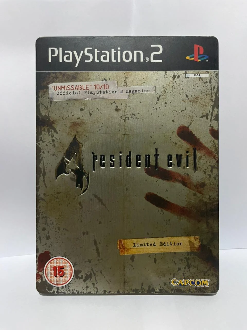 CX/ R****ck /RESIDENT EVIL 4! PS2! LIMITED EDITION! BLACK!  CAIXA METÁLICA!  487,00 SEGUIDOS DE 29,00