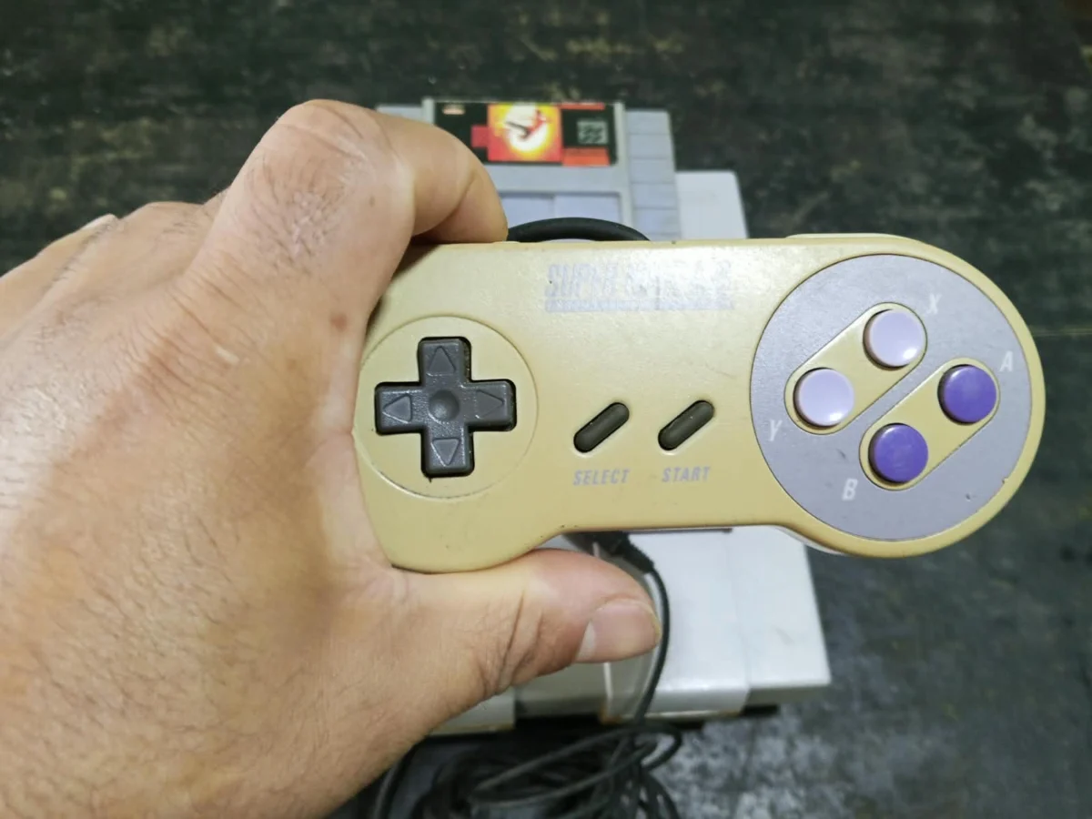CX/ SUPER NINTENDO FAT! 100%TOP! + ACESSÓRIOS!  177,00 SEGUIDOS DE 21,00