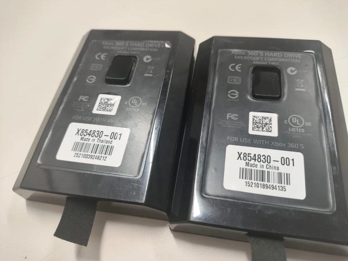 WA/ LOTE COM 2 HDS ORIGINAIS MICROSOFT 250GB – XBOX 360, TOPS! 57,00 SEGUIDOS DE 15,00