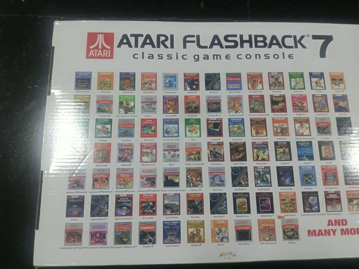 CX/ R****to B****ra C****ho /ORIGINAL! ATARI FLASHBACK 7! NA CAIXA! UM VERDADEIRO MERGULHO NA ERA DE OURO! 178,00 SEGUIDOS DE 23,00
