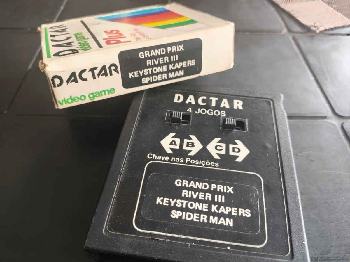 WA/ TOP! DACTAR VIDEO GAME PLUS – CARTUCHO 4 JOGOS! 57,00 SEGUIDOS DE 11,00