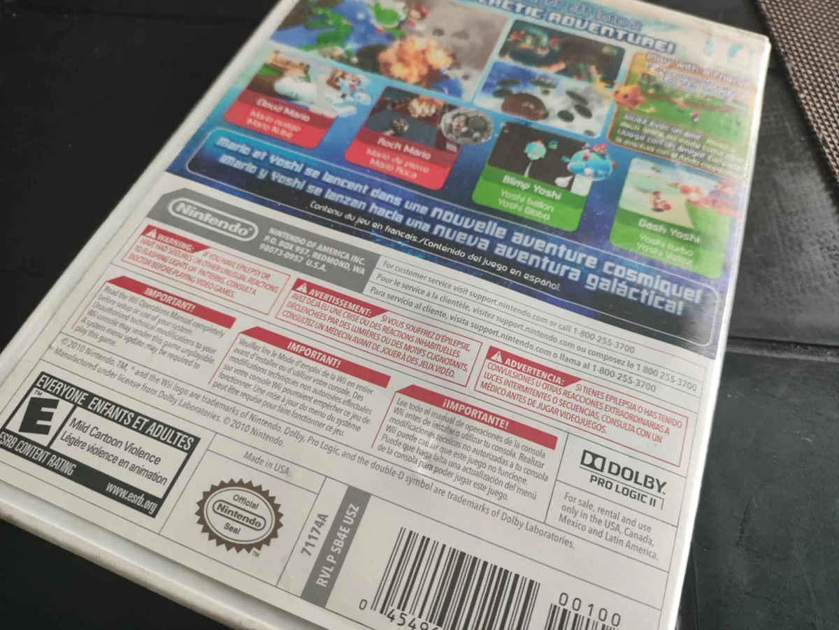 WA/ SUPER MARIO GALAXY 2 – NINTENDO WII – 100% ORIGINAL! 38,00 SEGUIDOS DE 9,00