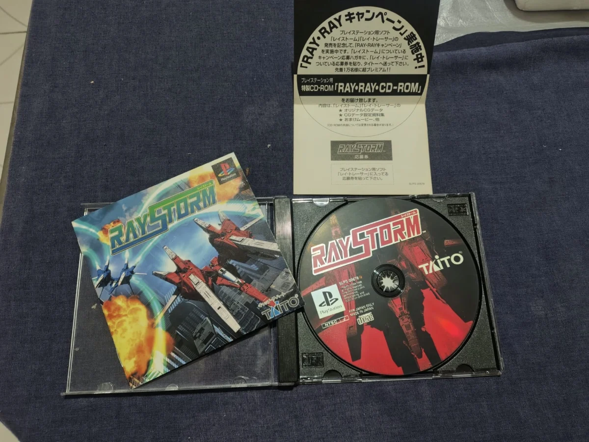 CS/ RAYSTORM! PLAYSTATION 1 TAITO – 100% ORIGINAL! COMPLETO! 119,00 SEGUIDOS DE 23,00