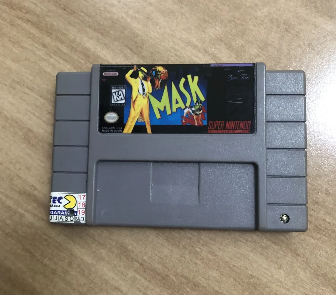 B9/ F****no M******ro /THE MASK JOGÃO SNES 39,00 SEGUIDOS 5,00