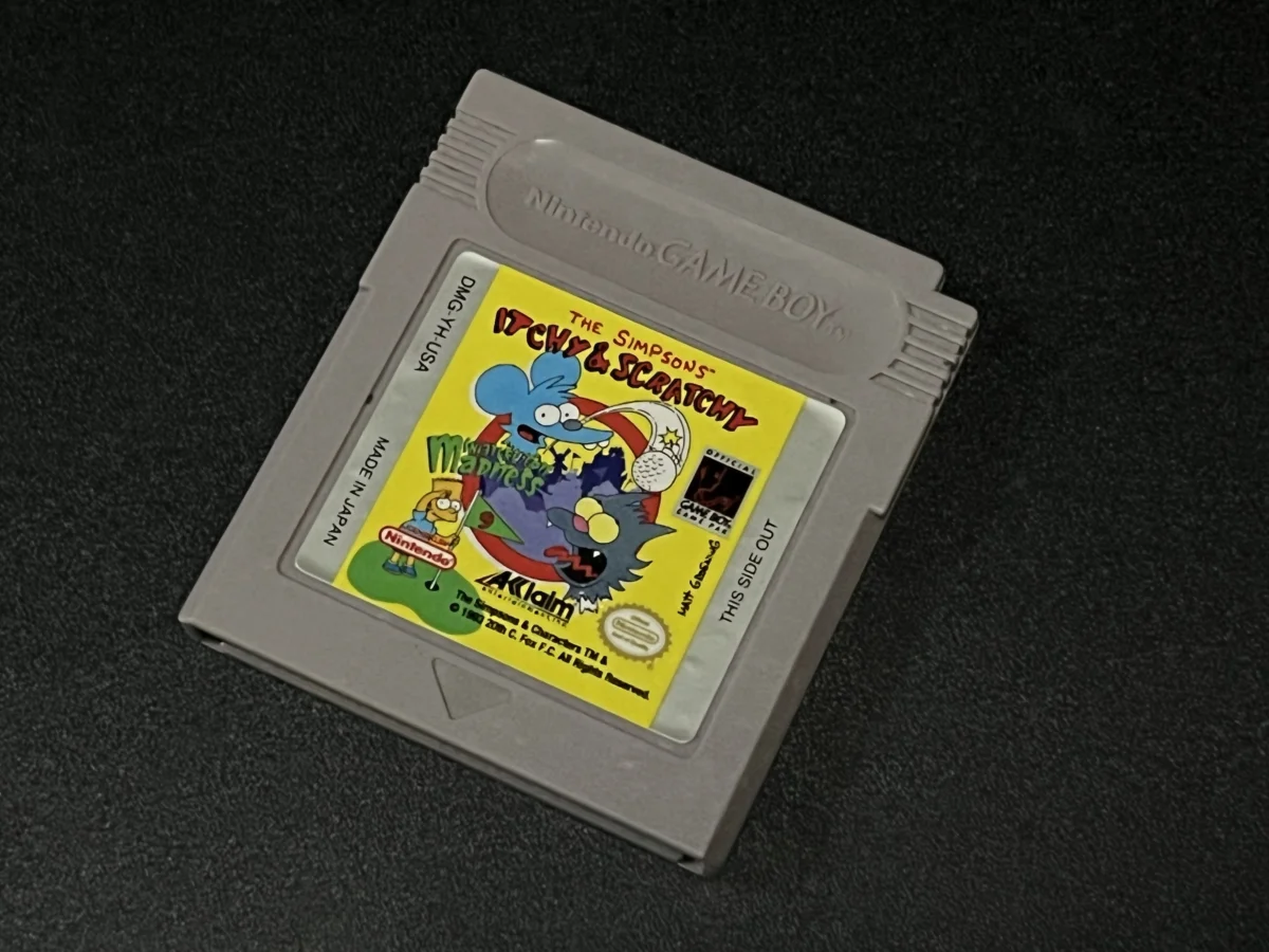 CX/ ORIGINAL! THE SIMPSONS: ITCHY & SCRATCHY! GAME BOY! 87,00 SEGUIDOS DE 10,00