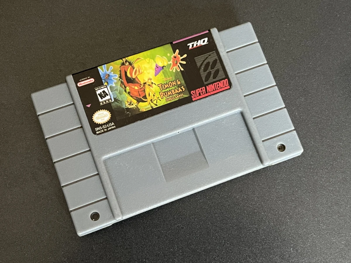 CX/ M*aa /TIMON & PUMBAA’S JUNGLE GAMES! SUPER NINTENDO! 35,00 SEGUIDDOS DE 7,00