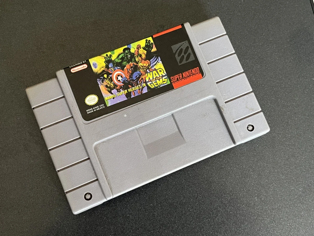 CX/ J*se C***ar /MARVEL SUPER HEROES: WAR OF THE GEMS! SUPER NINTENDO! 32,00 SEGUIDOS DE 5,00