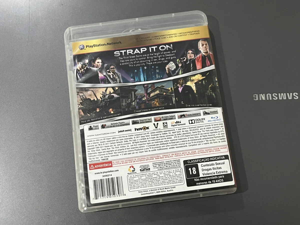 CX/ R***el S**ra /SAINTS ROW: THE THIRD! PLAYSTATION 3! SONY! 32,00 SEGUIDOS DE 6,00