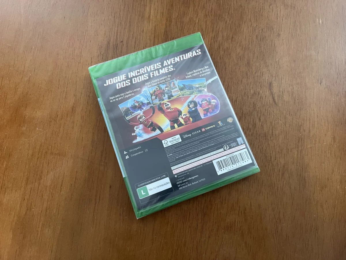 CX/ LEGO OS INCRÍVEIS – XBOX ONE – LACRADO – 100% ORIGINAL! 37,00 SEGUIDOS DE 7,00