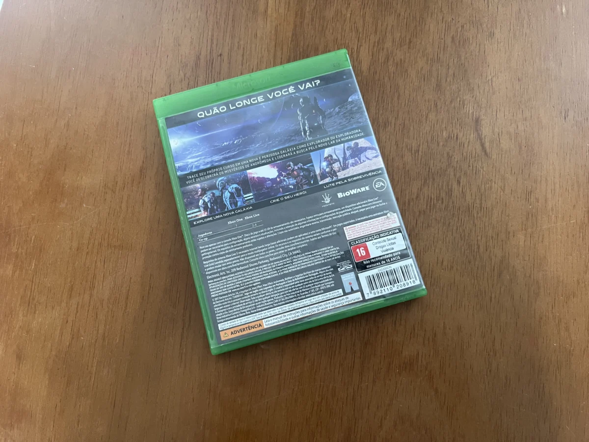 CX/ MASS EFFECT: ANDROMEDA – XBOX ONE – 100% ORIGINAL! 37,00 SEGUIDOS DE 7,00