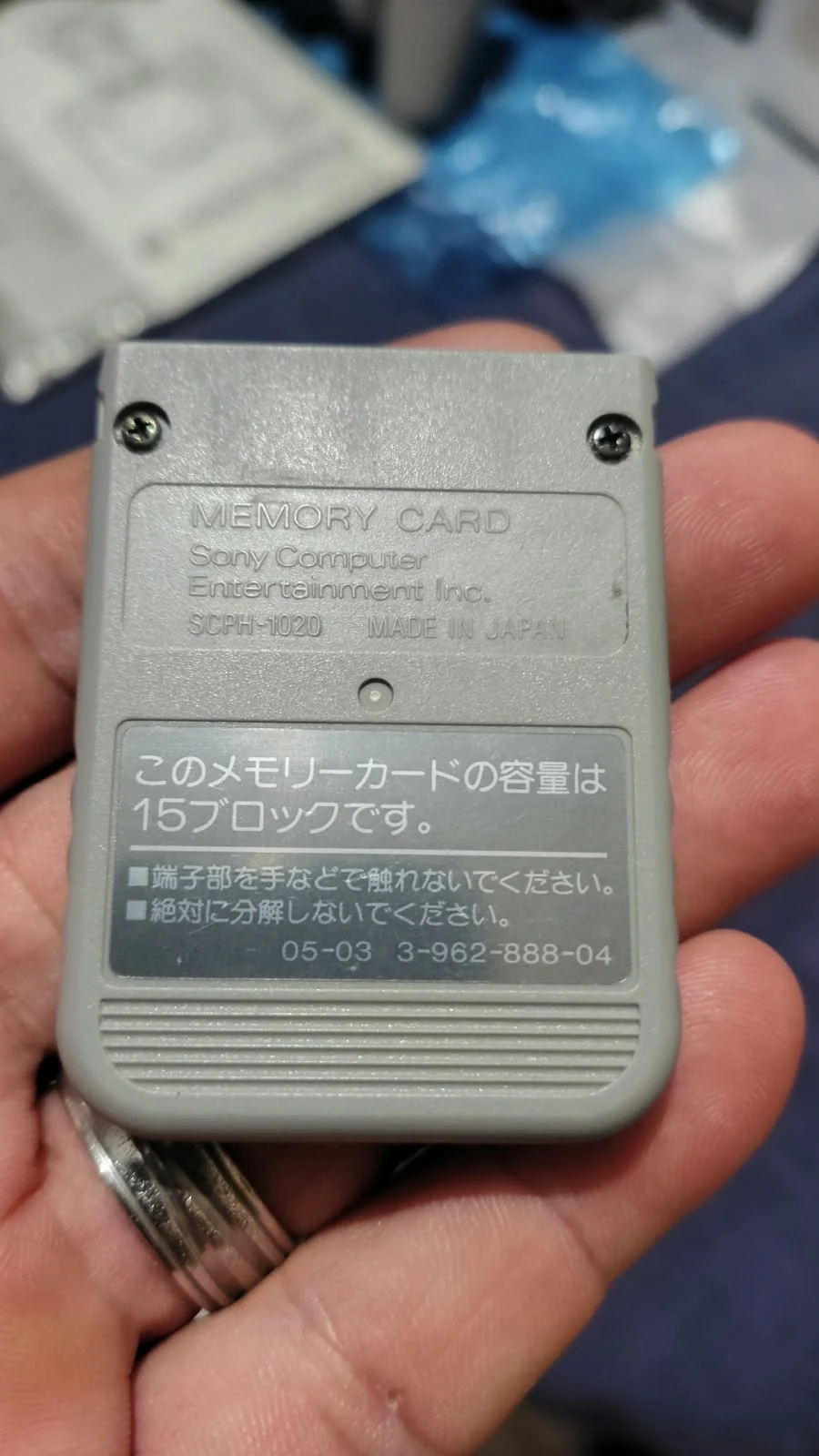 CX/ R*******ta /100%! ORIGINAL!!! MEMORI CARD PARA PS1! SONY! 47,00 SEGUIDOS DE 9,00