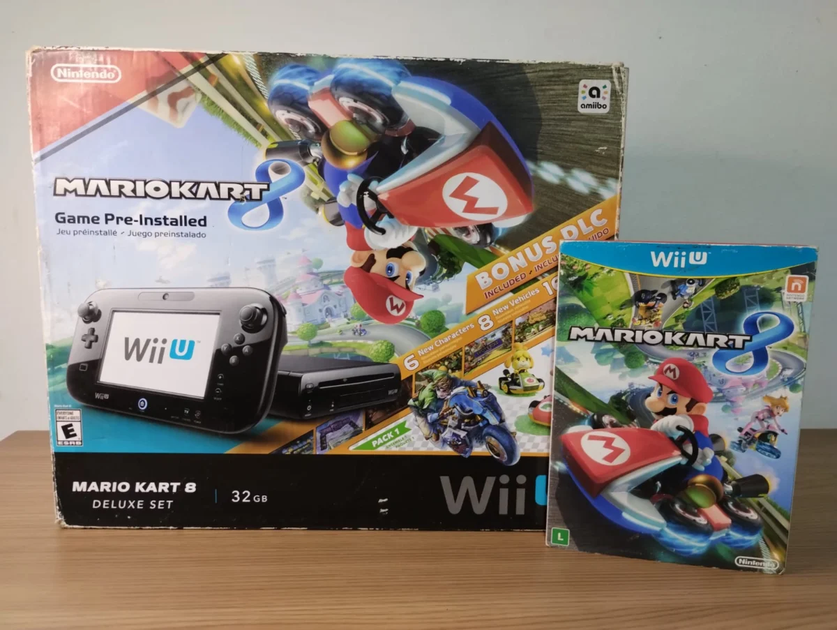 FH/ Nintendo Wii U 32gb Deluxe Mario Kart 8