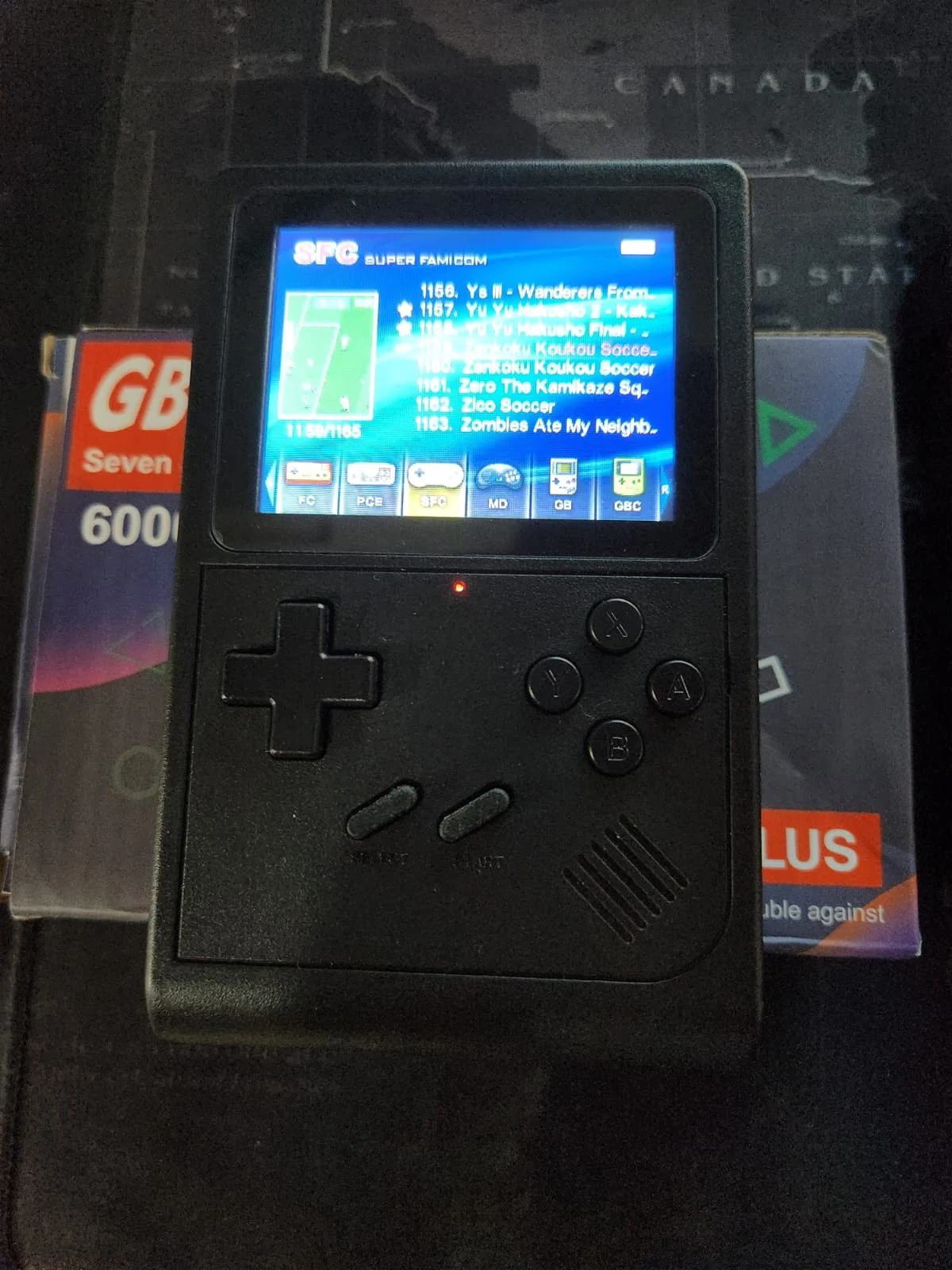 DN/ S*R /GB300 CONSOLE PORTÁTIL 6.000 JOGOS 42,00 SEGUIDOS DE 9,00