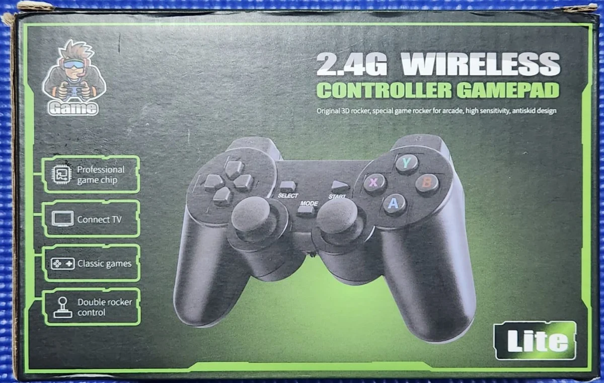 DN/ S*R /GAME STICK LITE 4K COM 2 CONTROLES 52,00 SEGUIDOS DE 8,00