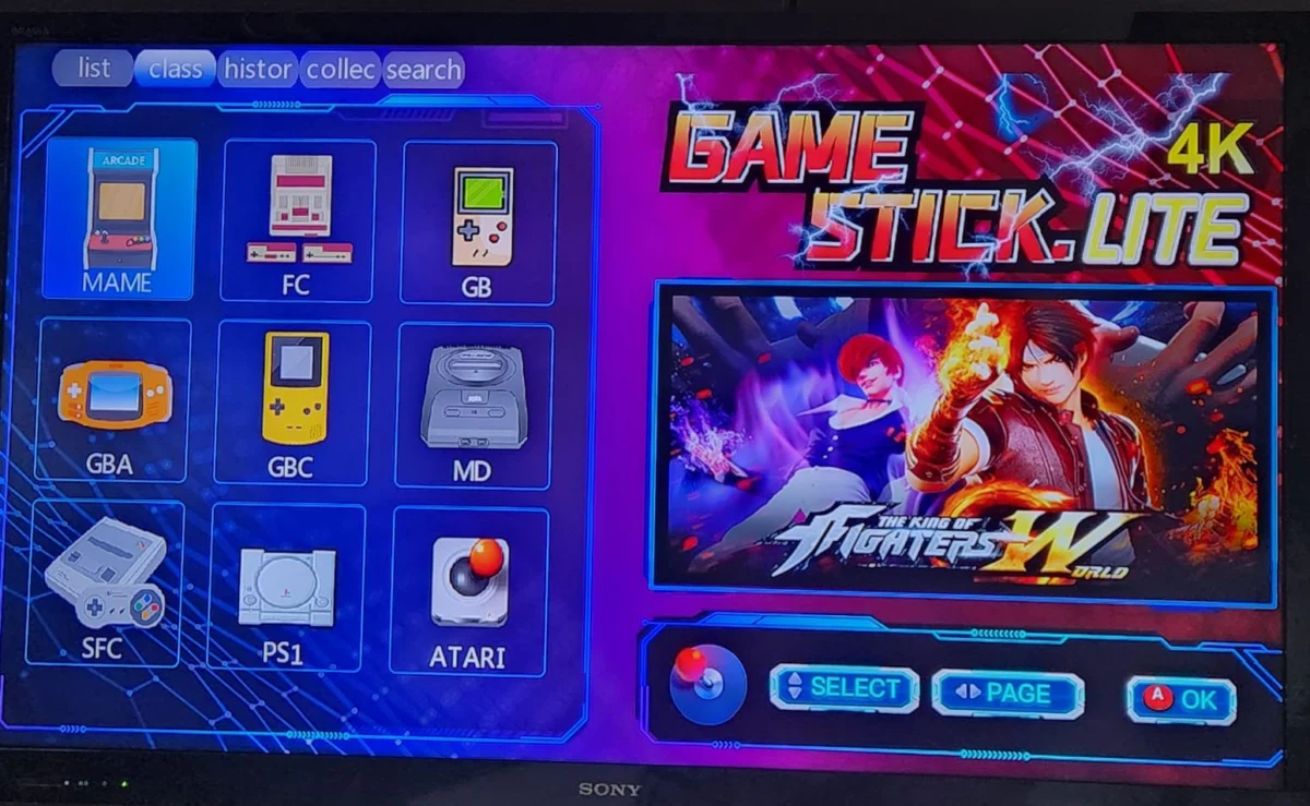 DN/ S*R /GAME STICK LITE 4K COM 2 CONTROLES 52,00 SEGUIDOS DE 8,00