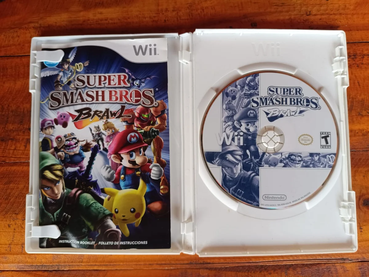 GM/ SUPER SMASH BROS BRAWL WII ORIGINAL! TOP! 39,00 SEGUIDOS DE 9,00