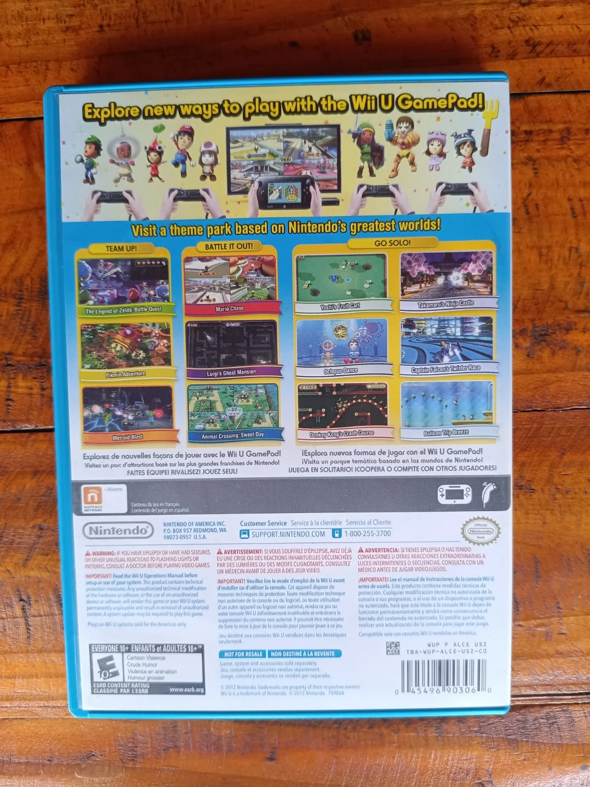 GM/ NINTENDO LAND WII U ORIGINAL! TOP! 39,00 SEGUIDOS DE 9,00