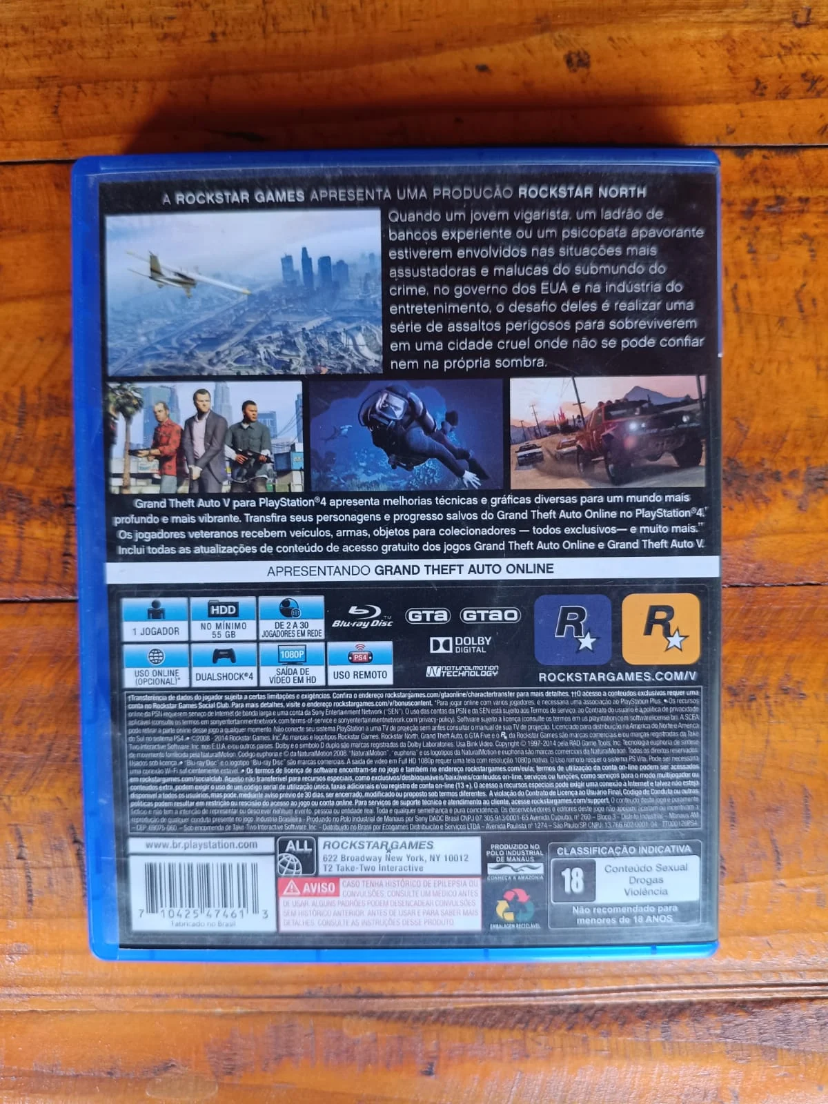 GM/ GRAND THEFT AUTO V PARA PS4 GTA 5 ORIGINAL! TOP! 48,00 SEGUIDOS DE 11,00