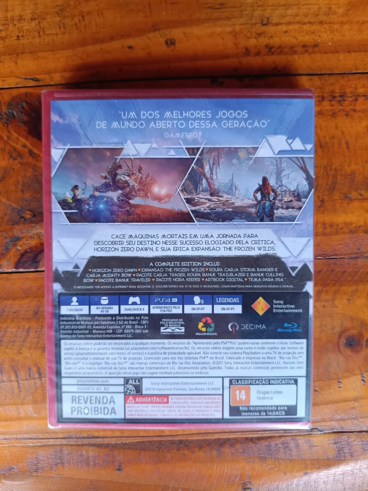 GM/ HORIZON ZERO DAWN COMPLETE EDITION LACRADO PS4! TOP! 32,00 SEGUIDOS DE 9,00