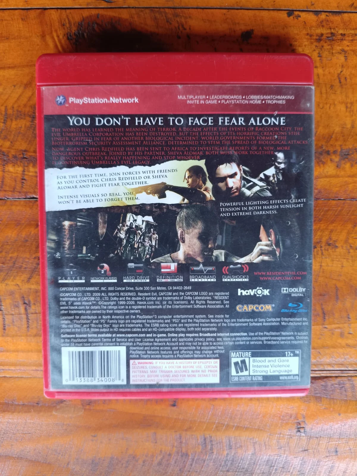 GM/ RESIDENT EVIL 5 PARA PS3 GREATEST HITS ORIGINAL! TOP! 19,00 SEGUIDOS DE 8,00