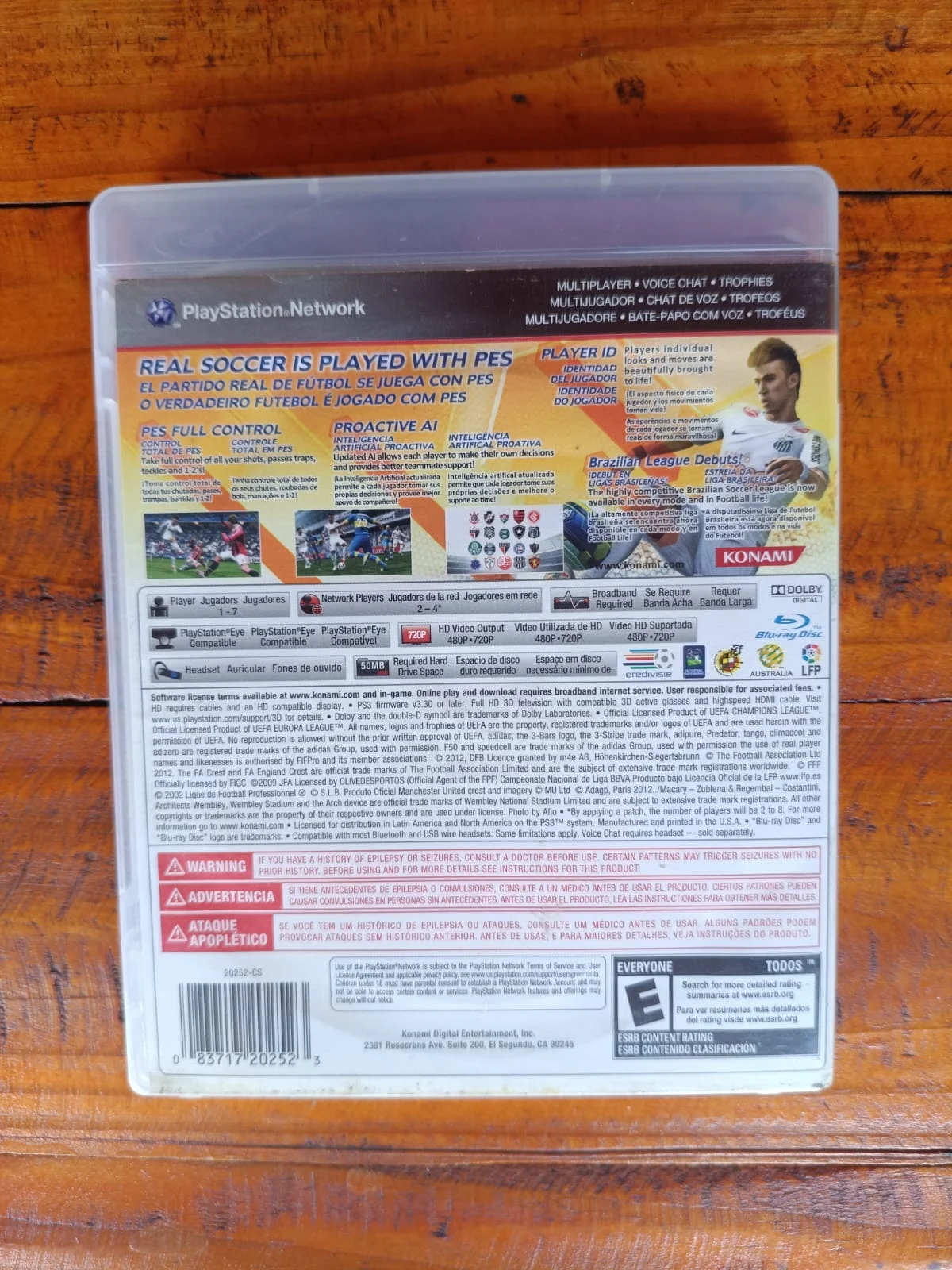GM/ PES 2013 PRO EVOLUTION SOCCER PARA PS3 ORIGINAL! TOP! 5,00 SEGUIDOS DE 4,00