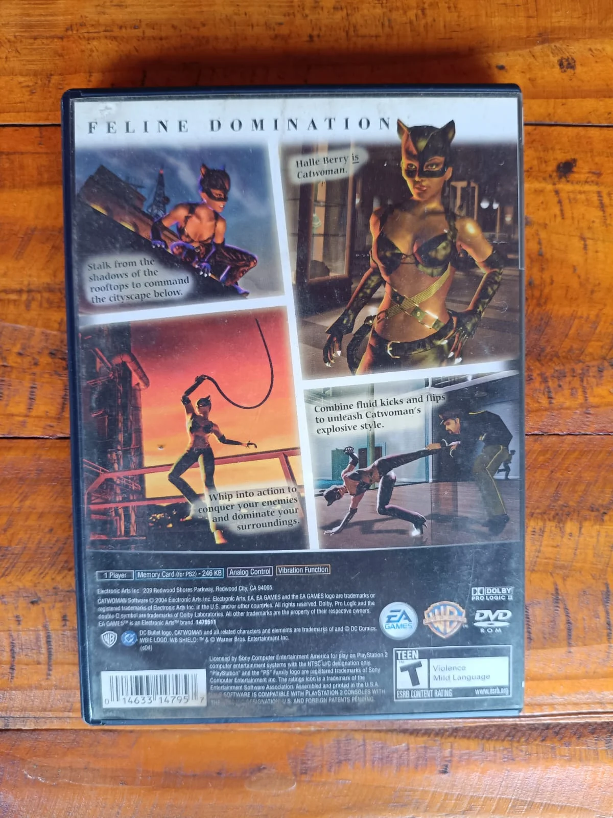 GM/ MULHER GATO CATWOMAN PARA PLAYSTATION 2 ORIGINAL! TOP! 22,00 SEGUIDOS DE 9,00