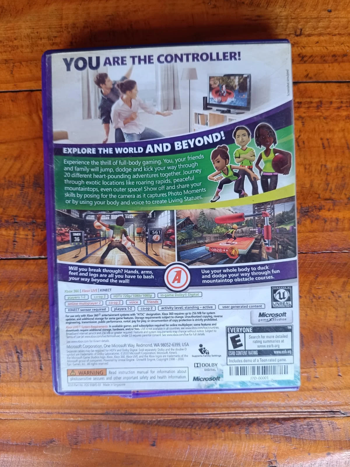 GM/ KINECT ADVENTURES PARA XBOX 360! TOP! 10,00 SEGUIDOS DE 5,00